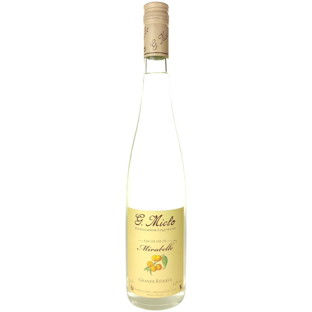 Eau-de-Vie de Mirabelle Grande Réserve, Distillerie Miclo 2 Eau de Vie de Mirabelle Grande Réserve Distillerie Miclo